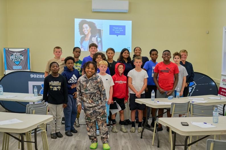 Youth athletes in the Building the Whole Athlete program